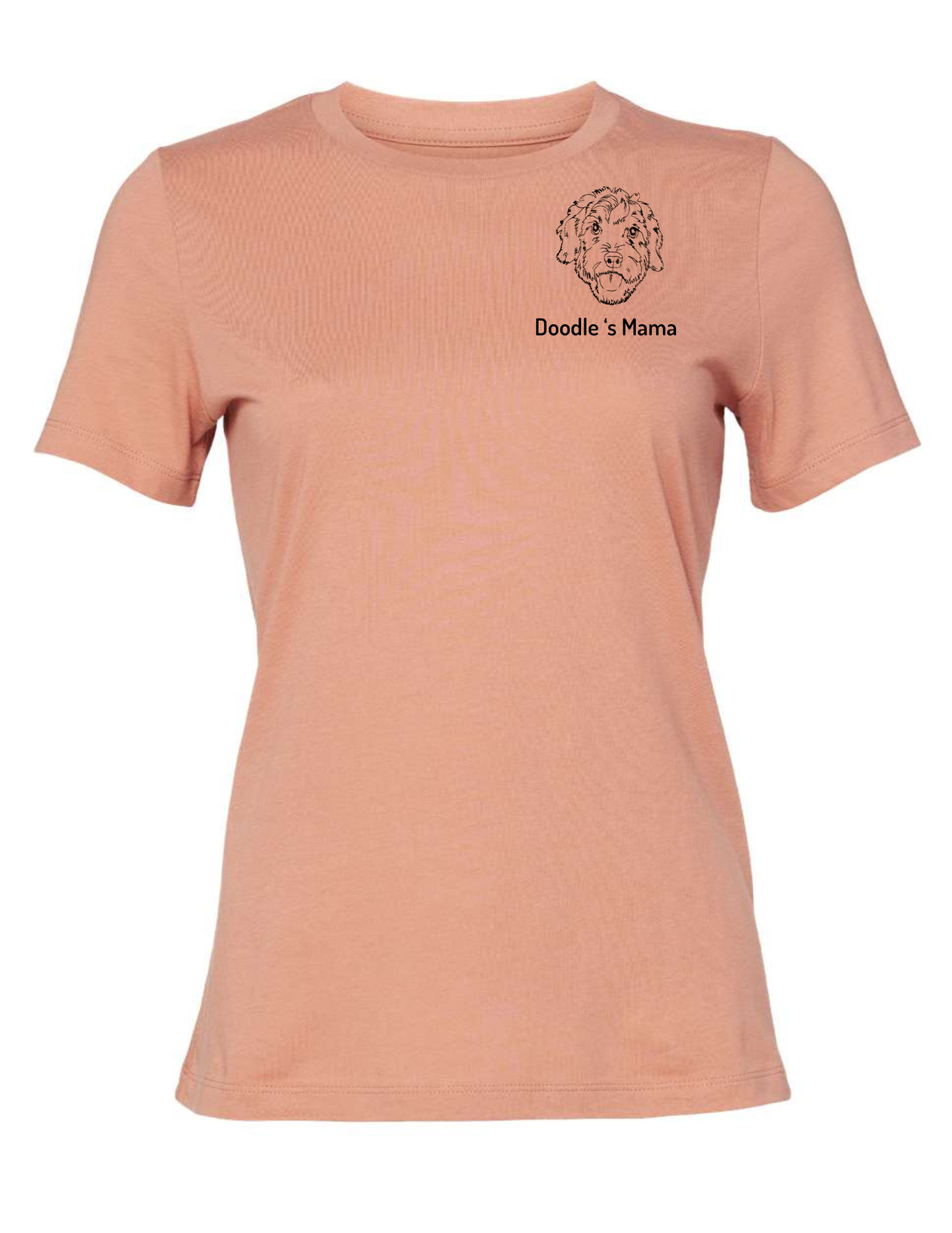 Goldendoodle Mama Embroidered T Shirt