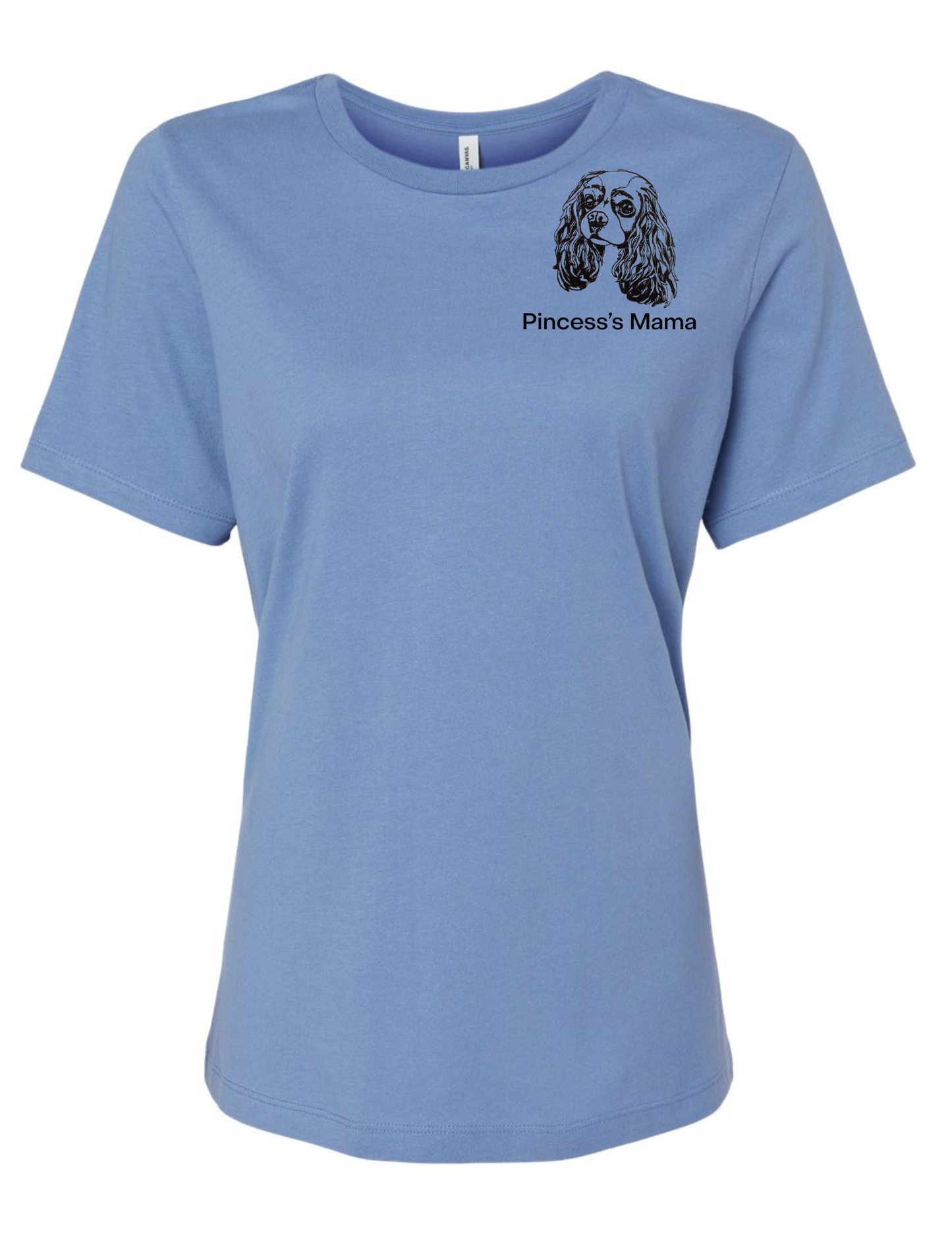 Cavalier Mama embroidered t shirt