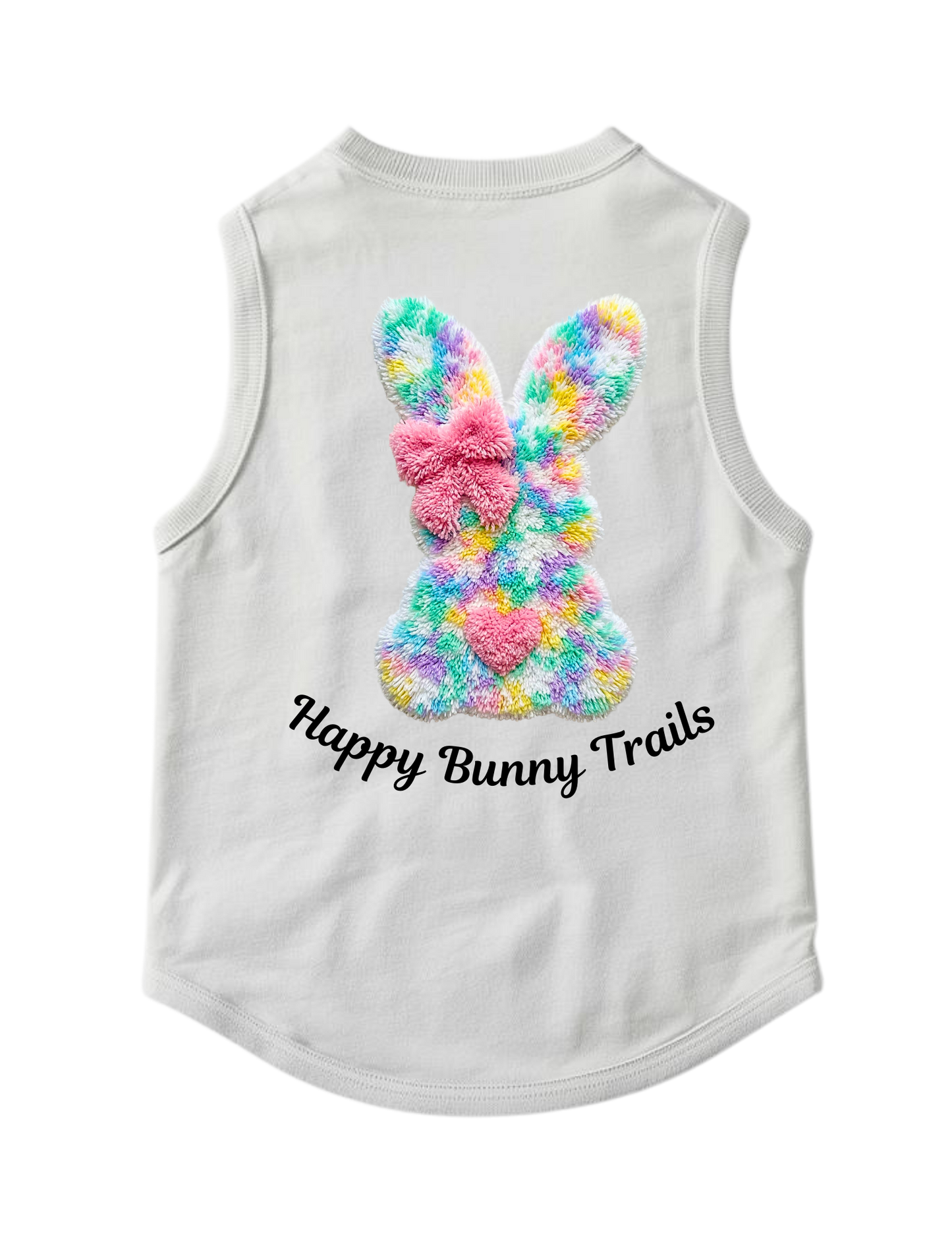 Happy bunny trails Easter dog or cat t-shirt