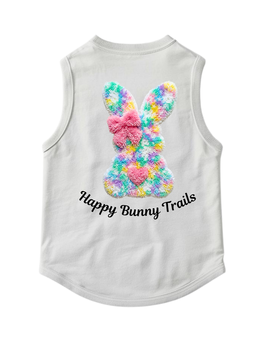 Happy bunny trails Easter dog or cat t-shirt
