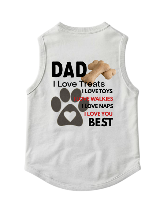 Father's day dog t-shirt