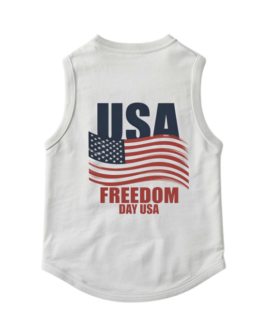 Freedom day dog or cat t-shirt