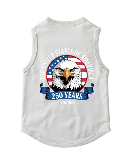 250 years pet dog or cat t-shirt