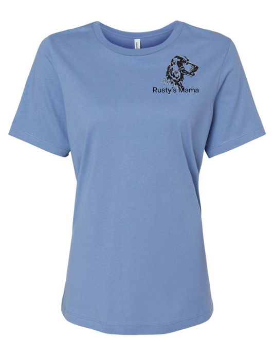Irish Setter Mama Embroidered t shirt