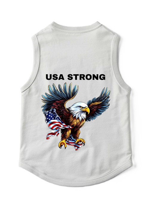 USA strong dog or cat t-shirt